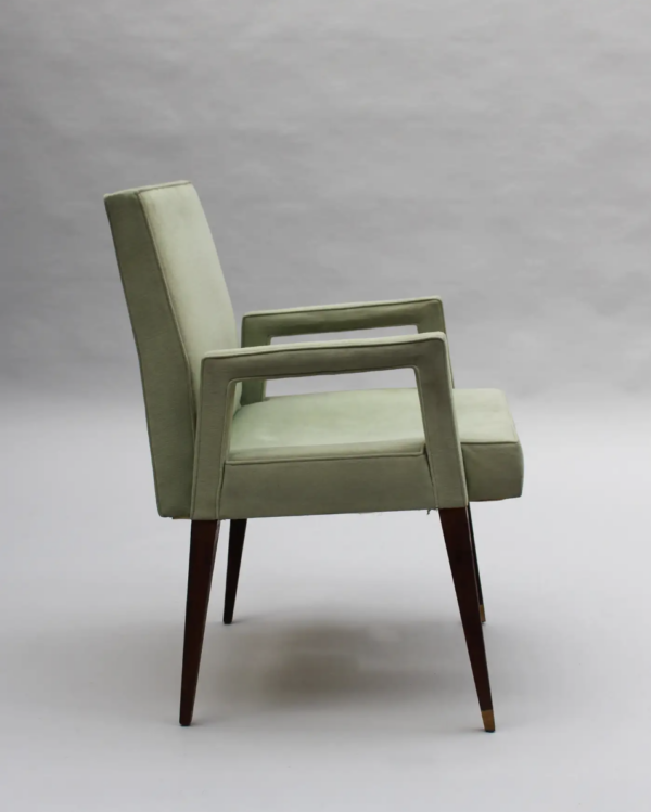 4 Fine French 1960s Armchairs by Jules Leleu - Image 6